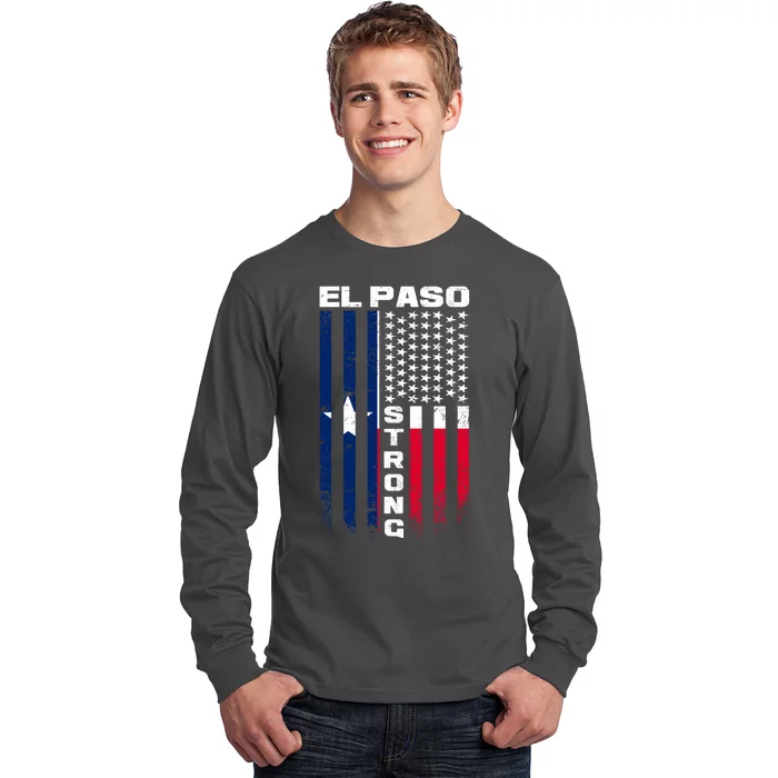 El Paso Texas Strong Flag Long Sleeve Shirt