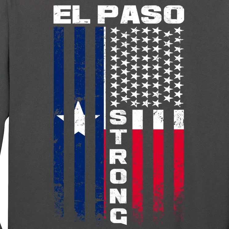 El Paso Texas Strong Flag Long Sleeve Shirt