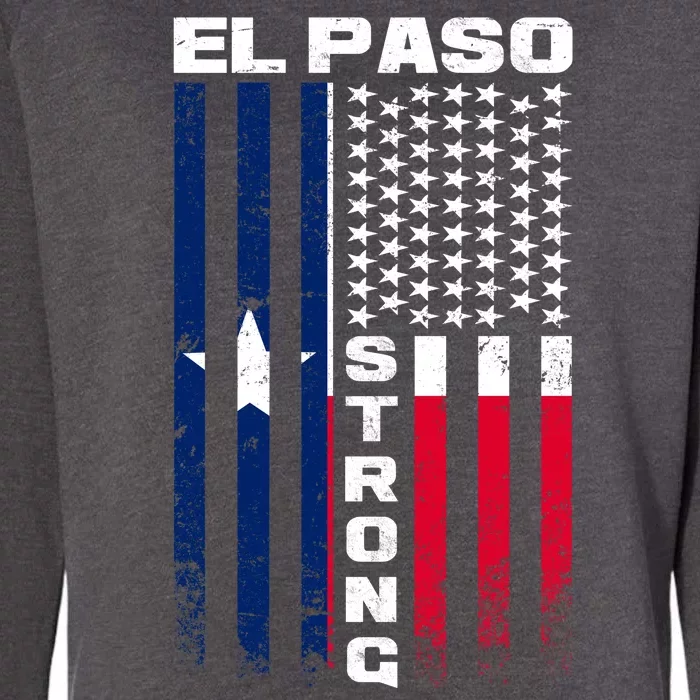 El Paso Texas Strong Flag Womens California Wash Sweatshirt