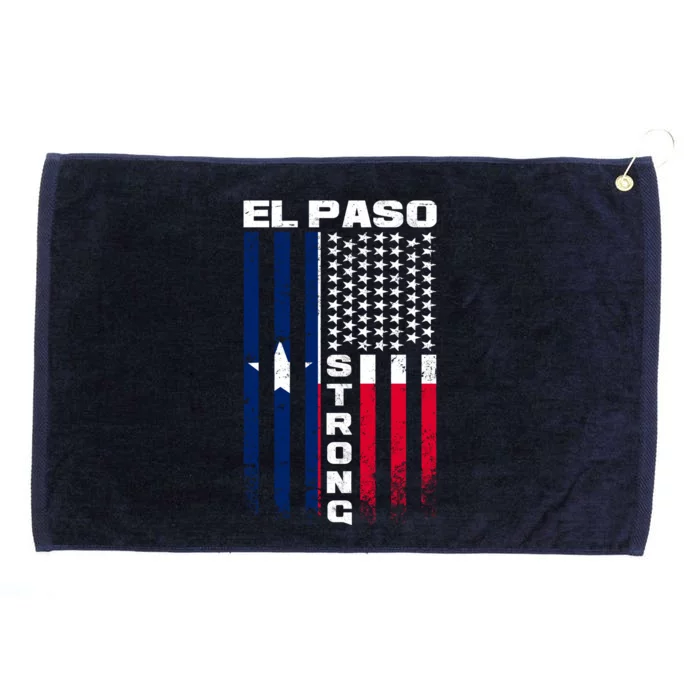 El Paso Texas Strong Flag Grommeted Golf Towel