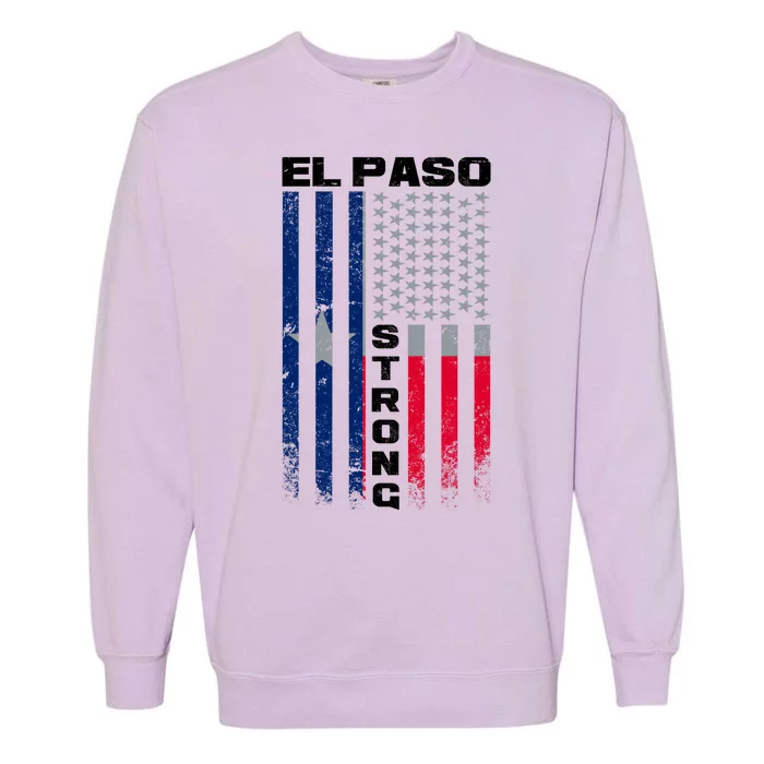 El Paso Texas Strong Flag Garment-Dyed Sweatshirt