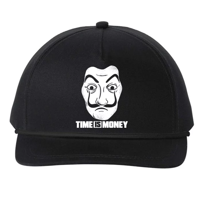 El Professor Time Is Money Snapback Five-Panel Rope Hat