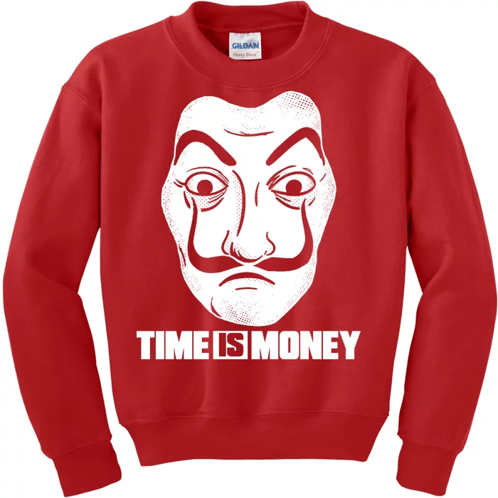 El Professor Time Is Money Kids Sweatshirt