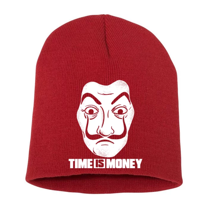 El Professor Time Is Money Short Acrylic Beanie