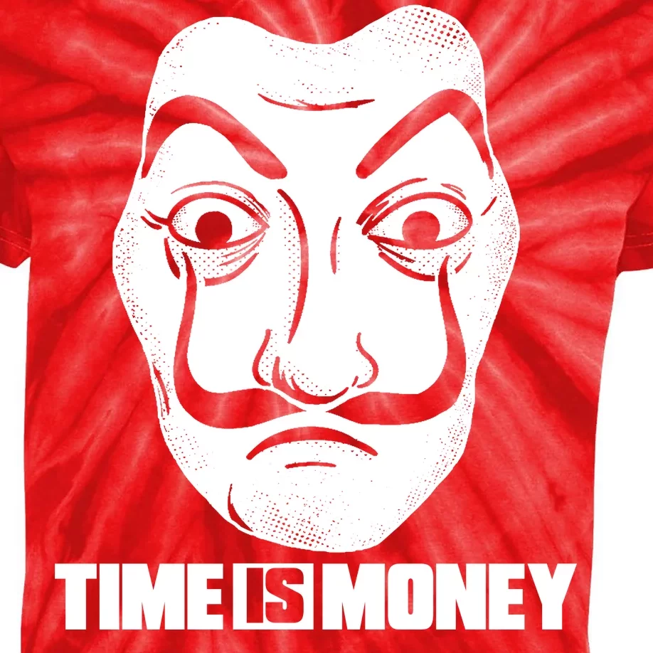 El Professor Time Is Money Kids Tie-Dye T-Shirt