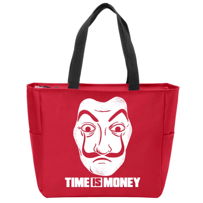 El Professor Time Is Money Zip Tote Bag