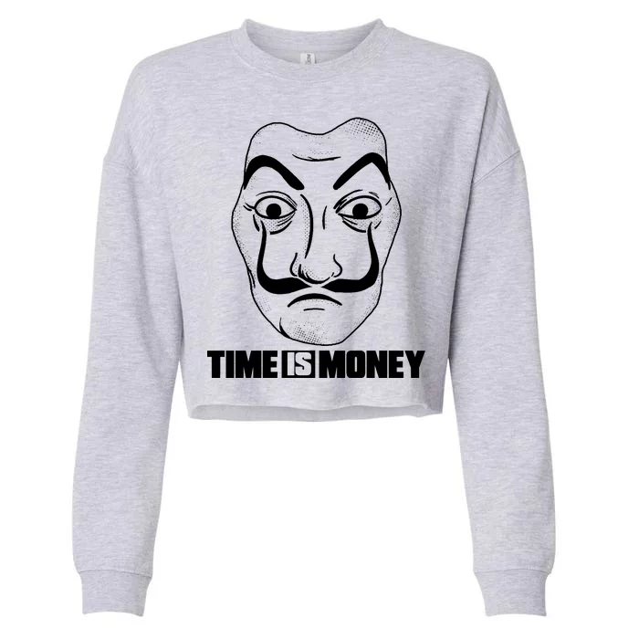 El Professor Time Is Money Cropped Pullover Crew