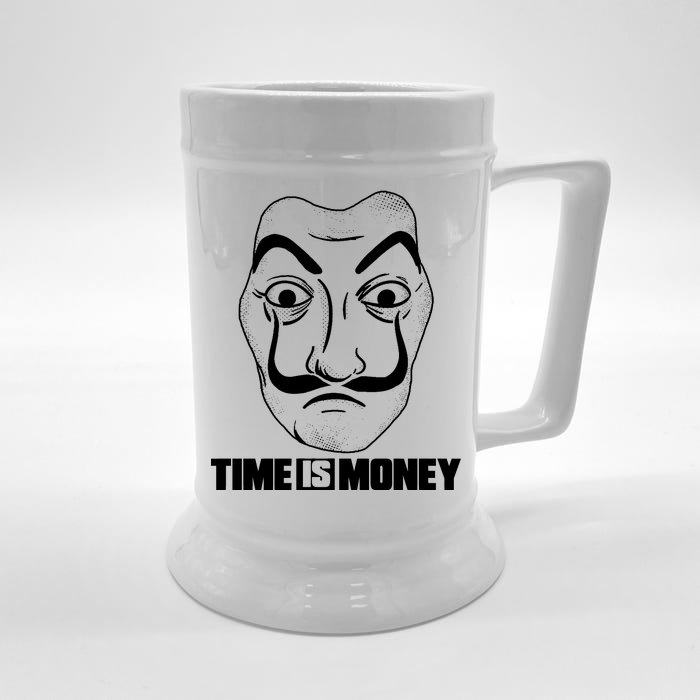 El Professor Time Is Money Front & Back Beer Stein