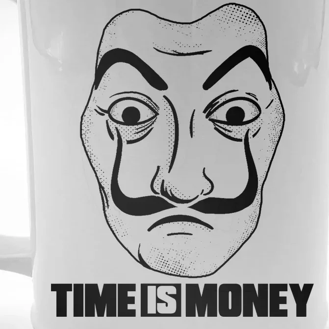 El Professor Time Is Money Front & Back Beer Stein