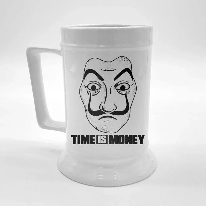 El Professor Time Is Money Front & Back Beer Stein