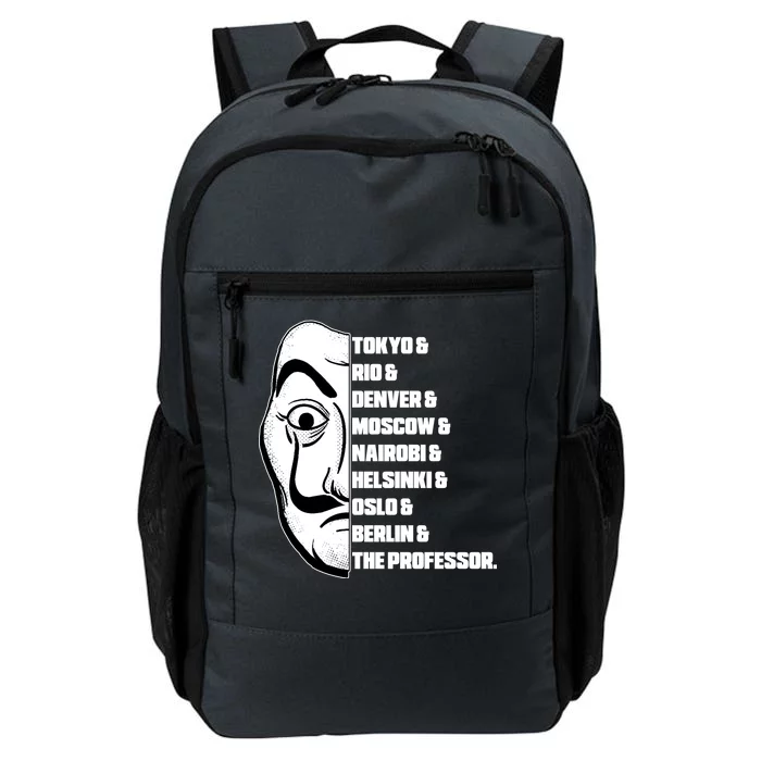 El Professor World City Names Daily Commute Backpack