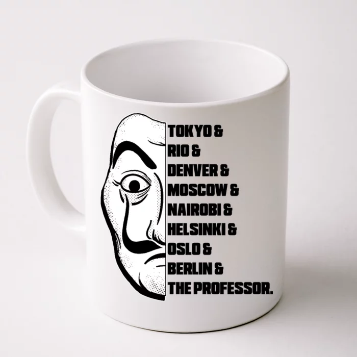 El Professor World City Names Front & Back Coffee Mug