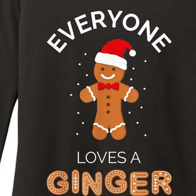 Everyone Loves A Ginger - Fun Outfit For Christmas, Costume Womens CVC Long Sleeve Shirt