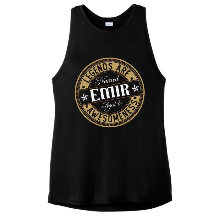 Emir Legends Are Named Emir Ladies Tri-Blend Wicking Tank