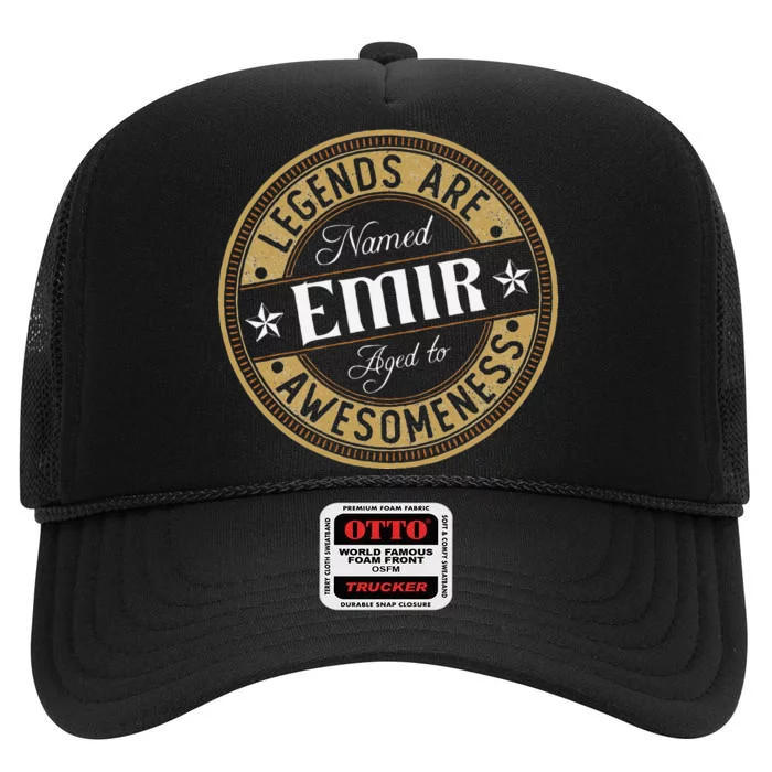 Emir Legends Are Named Emir High Crown Mesh Trucker Hat