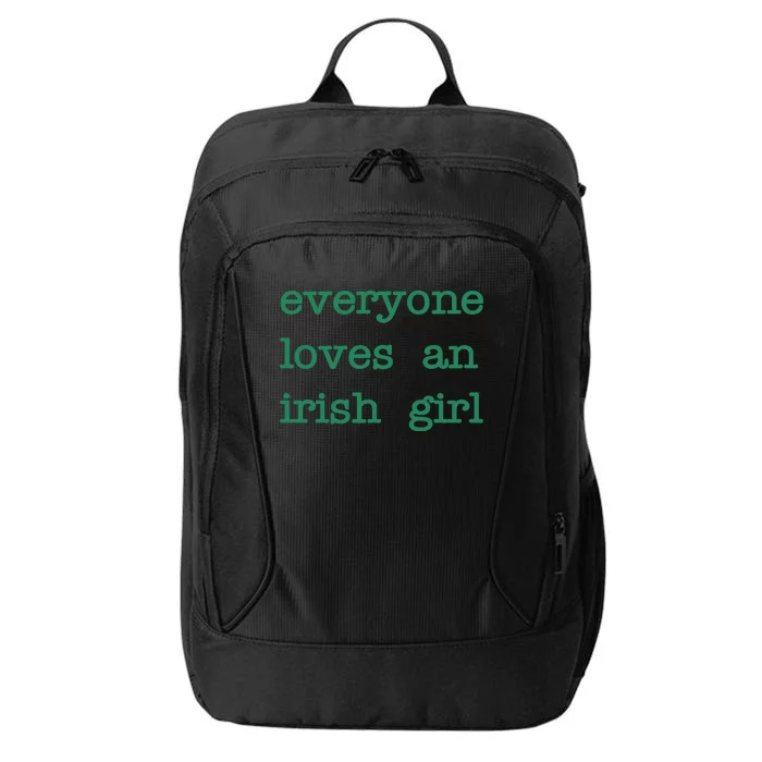 Everyone Loves An Irish Girl City Backpack