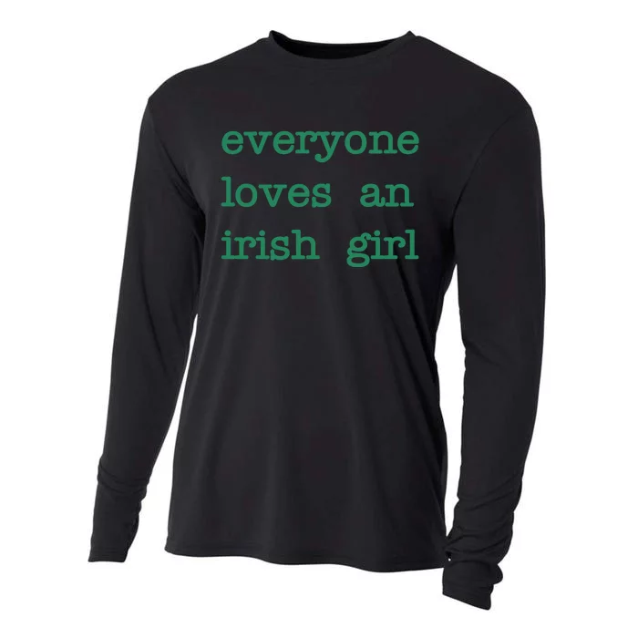 Everyone Loves An Irish Girl Cooling Performance Long Sleeve Crew