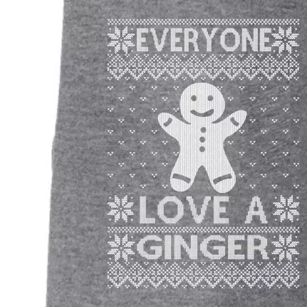 Everyone Love A Ginger Ugly Christmas Sweater Funny Xmas Gift Doggie 3-End Fleece Hoodie