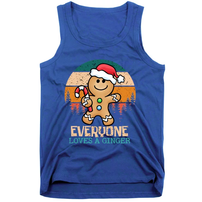 Everyone Loves A Ginger Chistmas Season Gift Tank Top