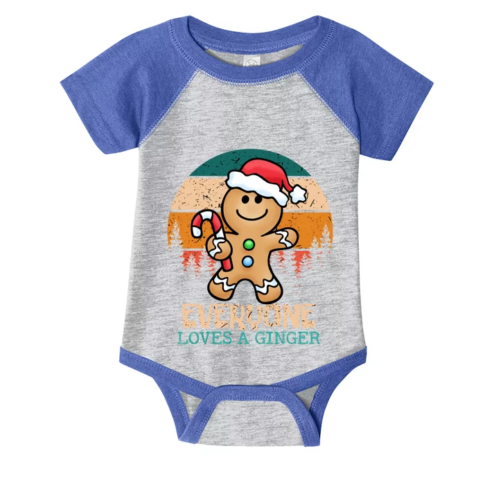 Everyone Loves A Ginger Chistmas Season Gift Infant Baby Jersey Bodysuit