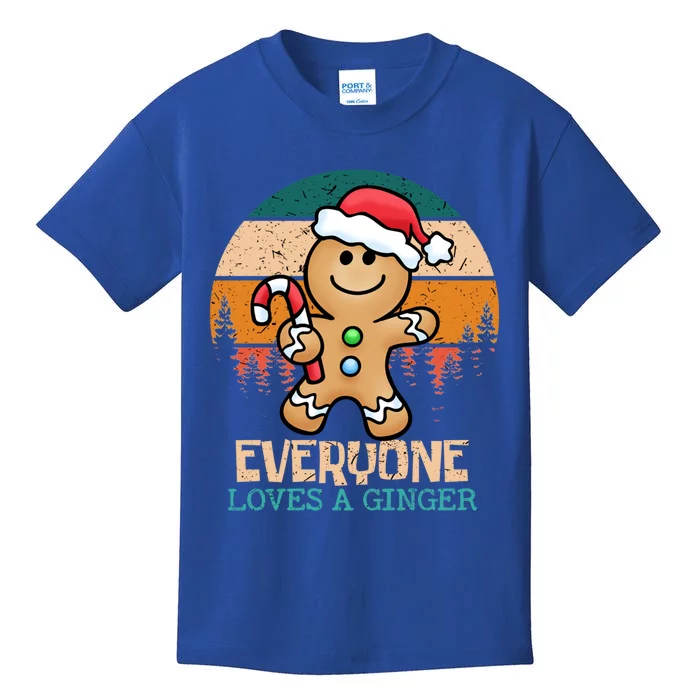 Everyone Loves A Ginger Chistmas Season Gift Kids T-Shirt