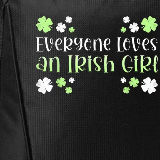 Everyone Loves An Irish Girl City Backpack