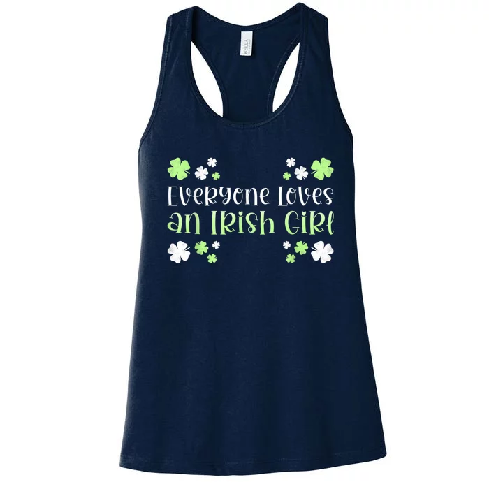 Everyone Loves An Irish Girl Women's Racerback Tank