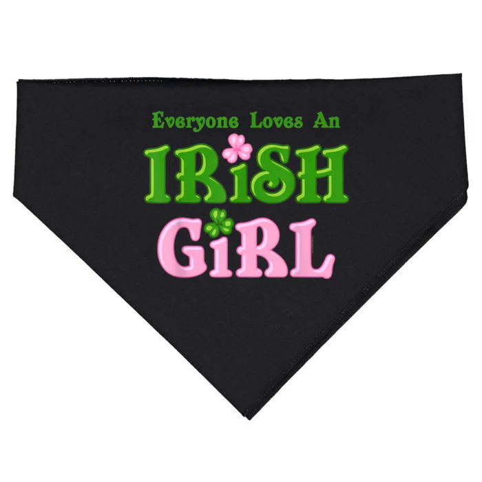 Everyone Loves An Irish Girl USA-Made Doggie Bandana