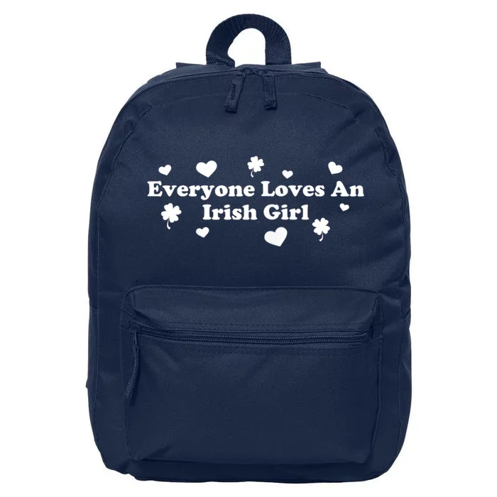 Everyone Loves An Irish Girl 16 in Basic Backpack