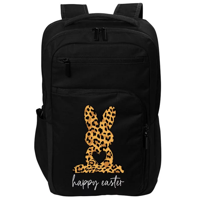 Easter Leopard Bunny Rabbit Palm Sunday Gift Impact Tech Backpack