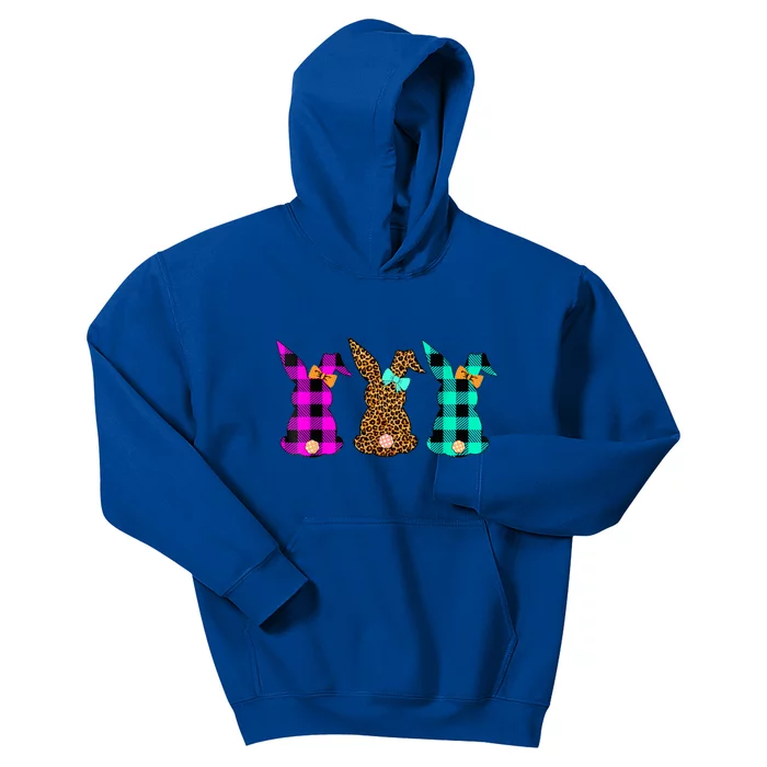 Easter Leopard Bunny Rabbit Palm Sunday Great Gift Kids Hoodie