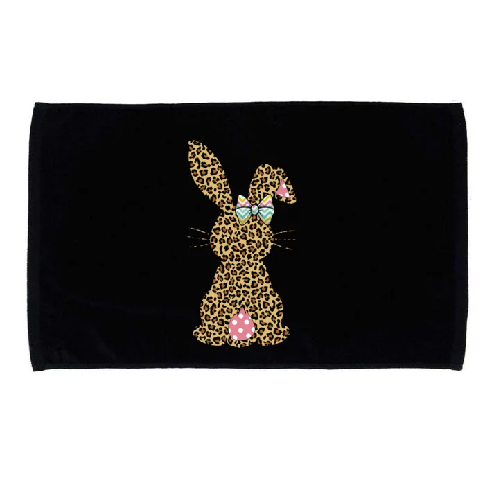 Easter Leopard Bunny Rabbit Palm Sunday Cute Gift Microfiber Hand Towel