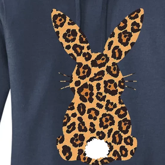 Easter Leopard Bunny Rabbit Palm Sunday Meaningful Gift Women's Pullover Hoodie