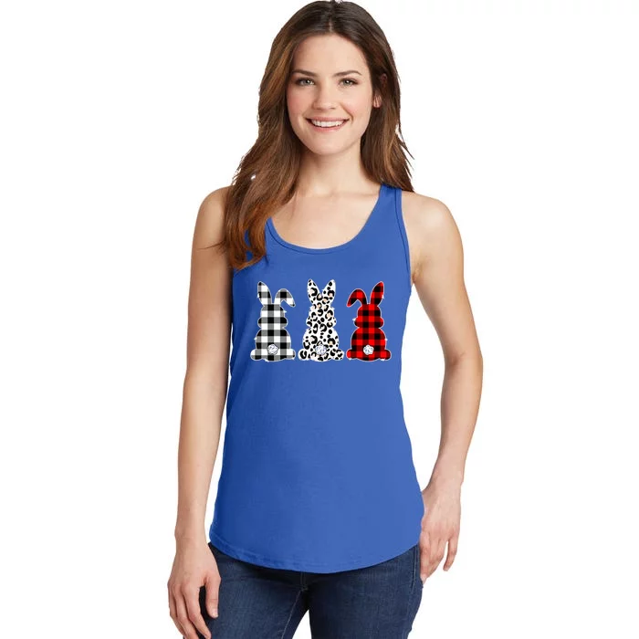 Easter Leopard Bunny Rabbit Palm Sunday Funny Gift Ladies Essential Tank