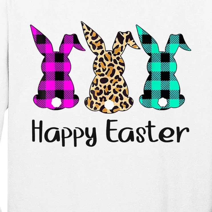 Easter Leopard Bunny Rabbit Palm Sunday Girl Wo Long Sleeve Shirt