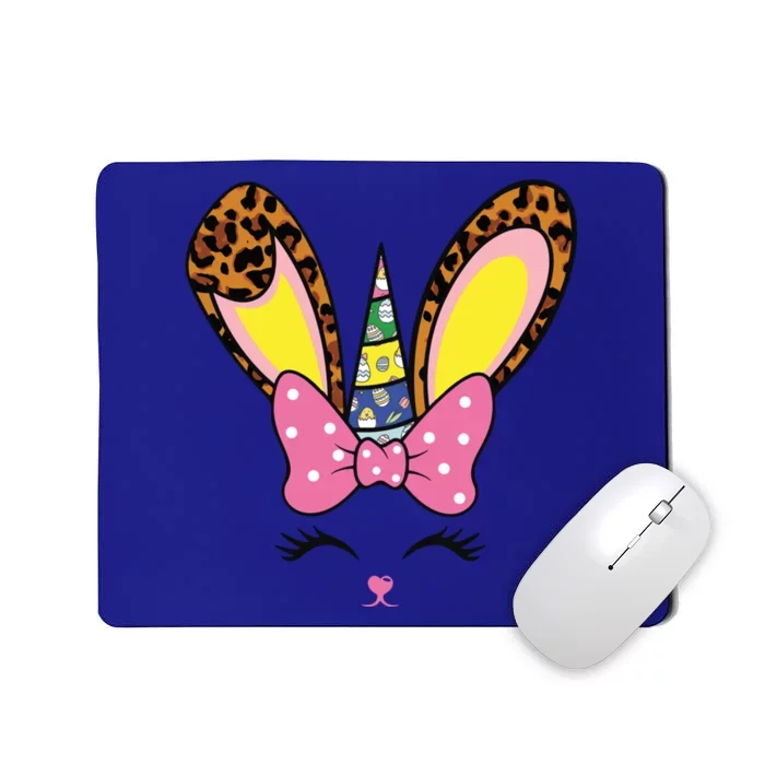 Easter Leopard Bunny Face Rabbit Easter Day Funny Gift Meaningful Gift Mousepad