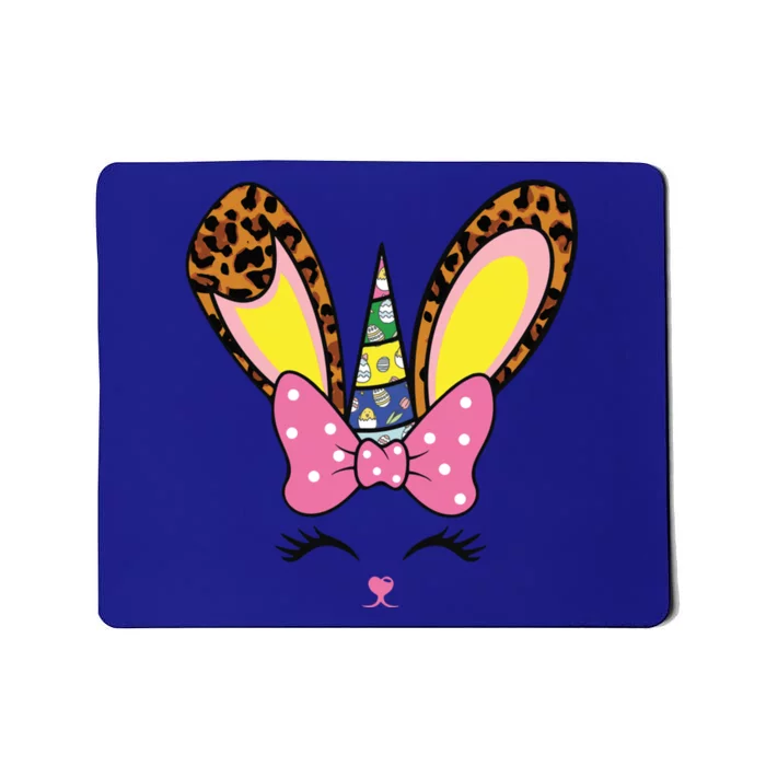 Easter Leopard Bunny Face Rabbit Easter Day Funny Gift Meaningful Gift Mousepad