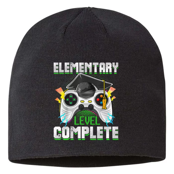 Elementary Level Complete Gamer Graduation Video Games 8 1/2in Sustainable Knit Beanie