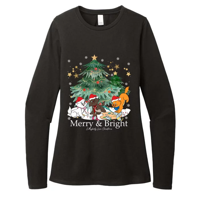 Everybody Loves Christmas Marie Toulouse Berlioz Christmas Tree Womens CVC Long Sleeve Shirt