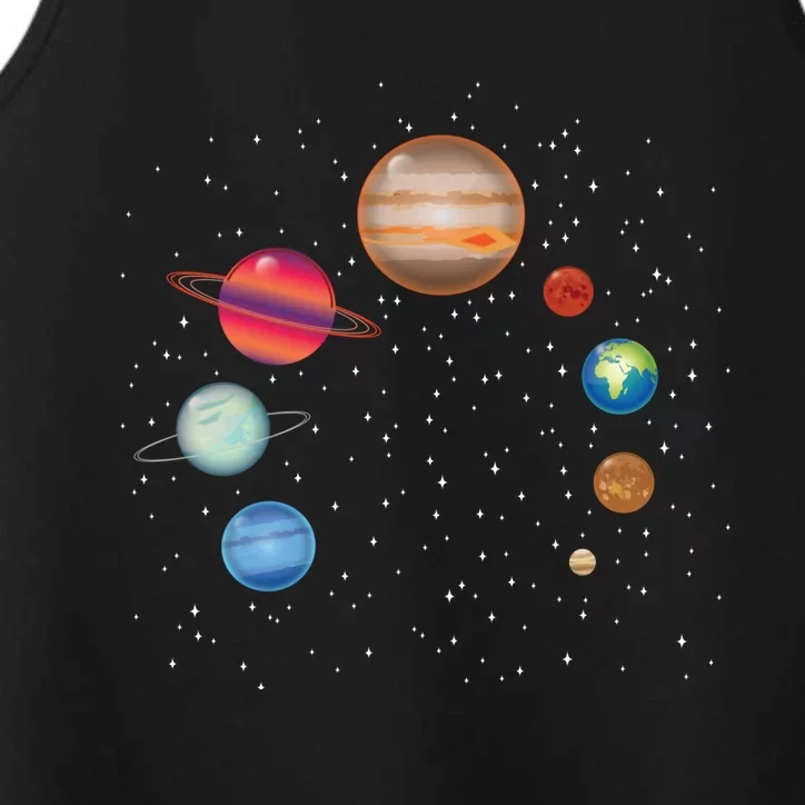 Earth Lover Celestial Body Fan Funny Galaxy Exploration Club Gift Performance Tank