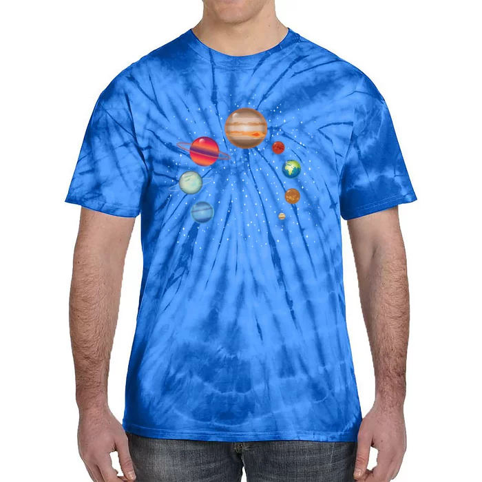 Earth Lover Celestial Body Fan Funny Galaxy Exploration Club Gift Tie-Dye T-Shirt