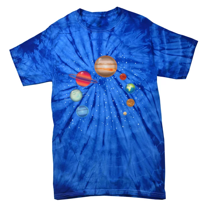 Earth Lover Celestial Body Fan Funny Galaxy Exploration Club Gift Tie-Dye T-Shirt