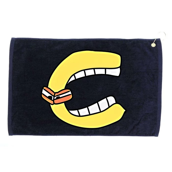 Emotion Letter C Alphabet Lore Gift Grommeted Golf Towel