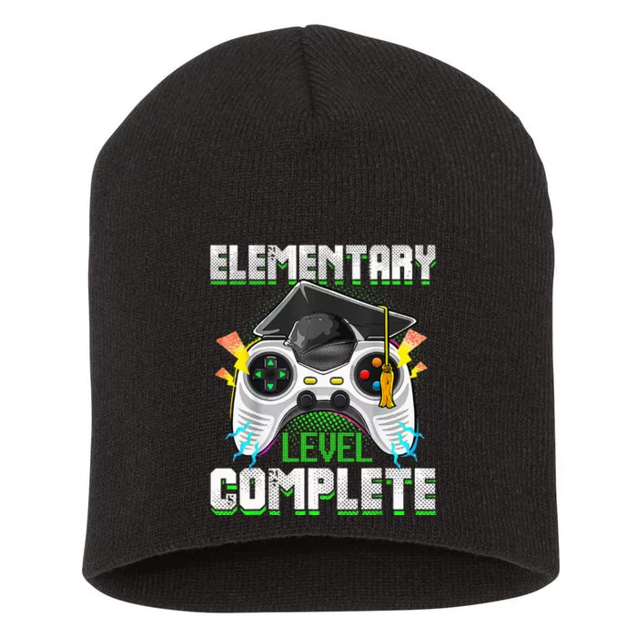 Elementary Level Complete Gamer Graduation Video Games Short Acrylic Beanie