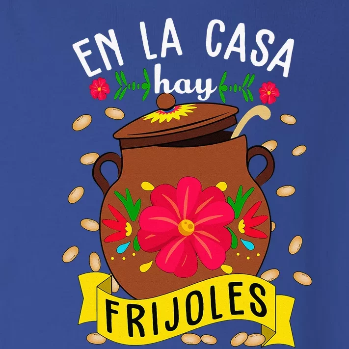 En la Casa hay frijoles Funny Mexican Mom Mexican Food Toddler Long Sleeve Shirt