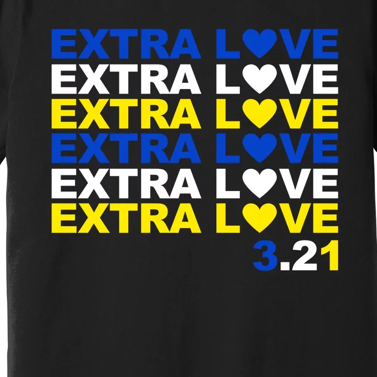 Extra Love Down Syndrome March Premium T-Shirt