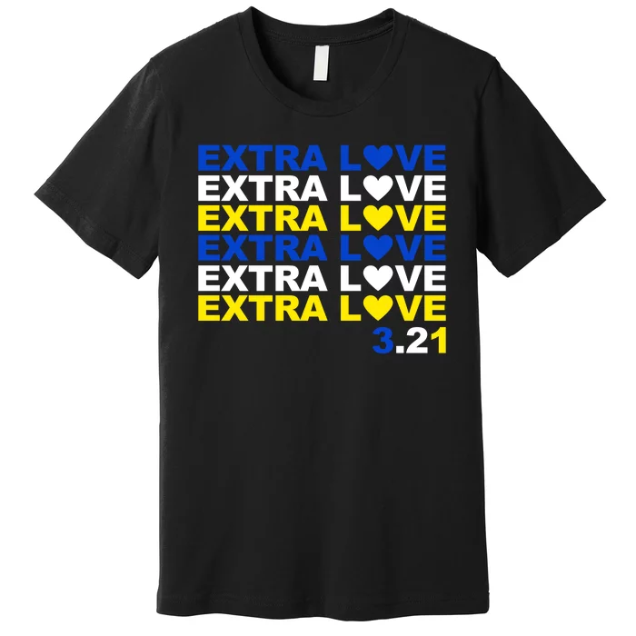 Extra Love Down Syndrome March Premium T-Shirt