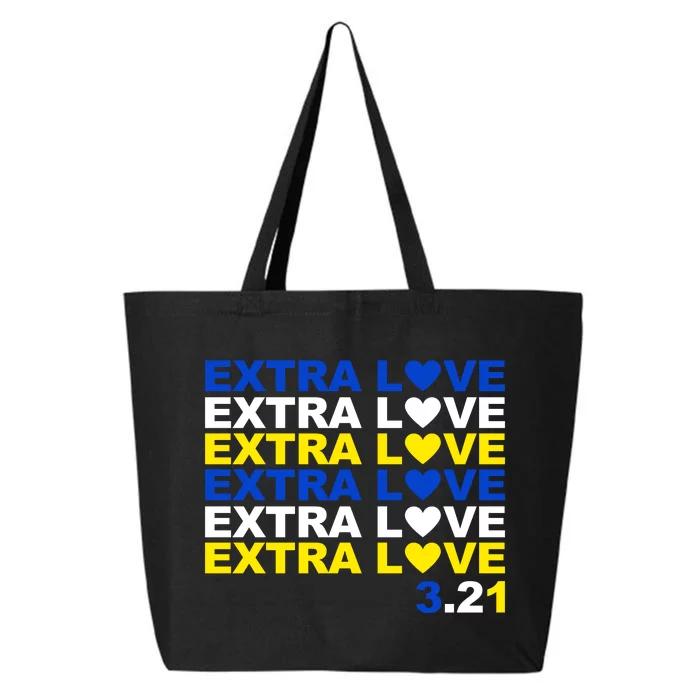 Extra Love Down Syndrome March 25L Jumbo Tote