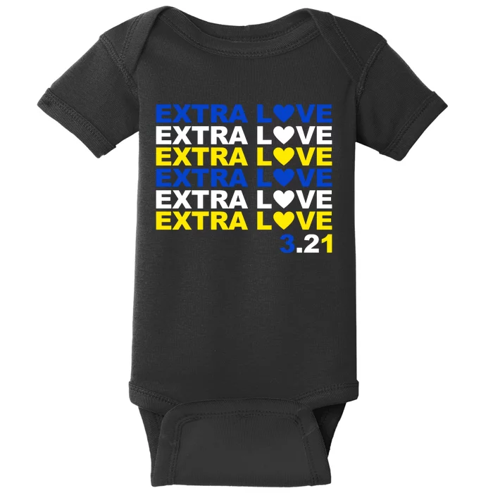 Extra Love Down Syndrome March Baby Bodysuit