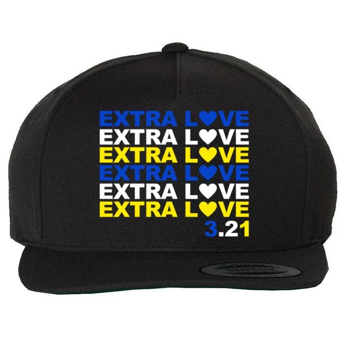 Extra Love Down Syndrome March Wool Snapback Cap